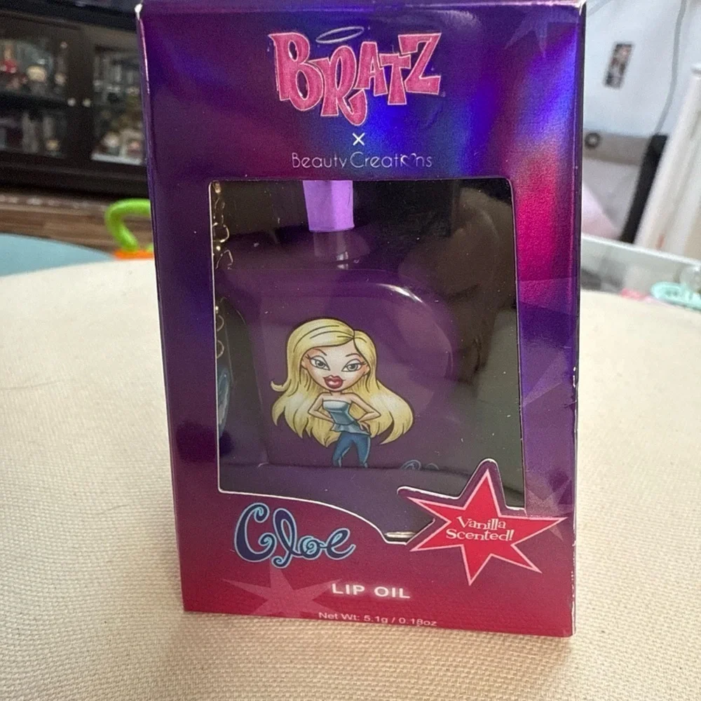 New Beauty Creations Bratz CLOE Vanilla Scented Lip Oil 0.18oz Sealed